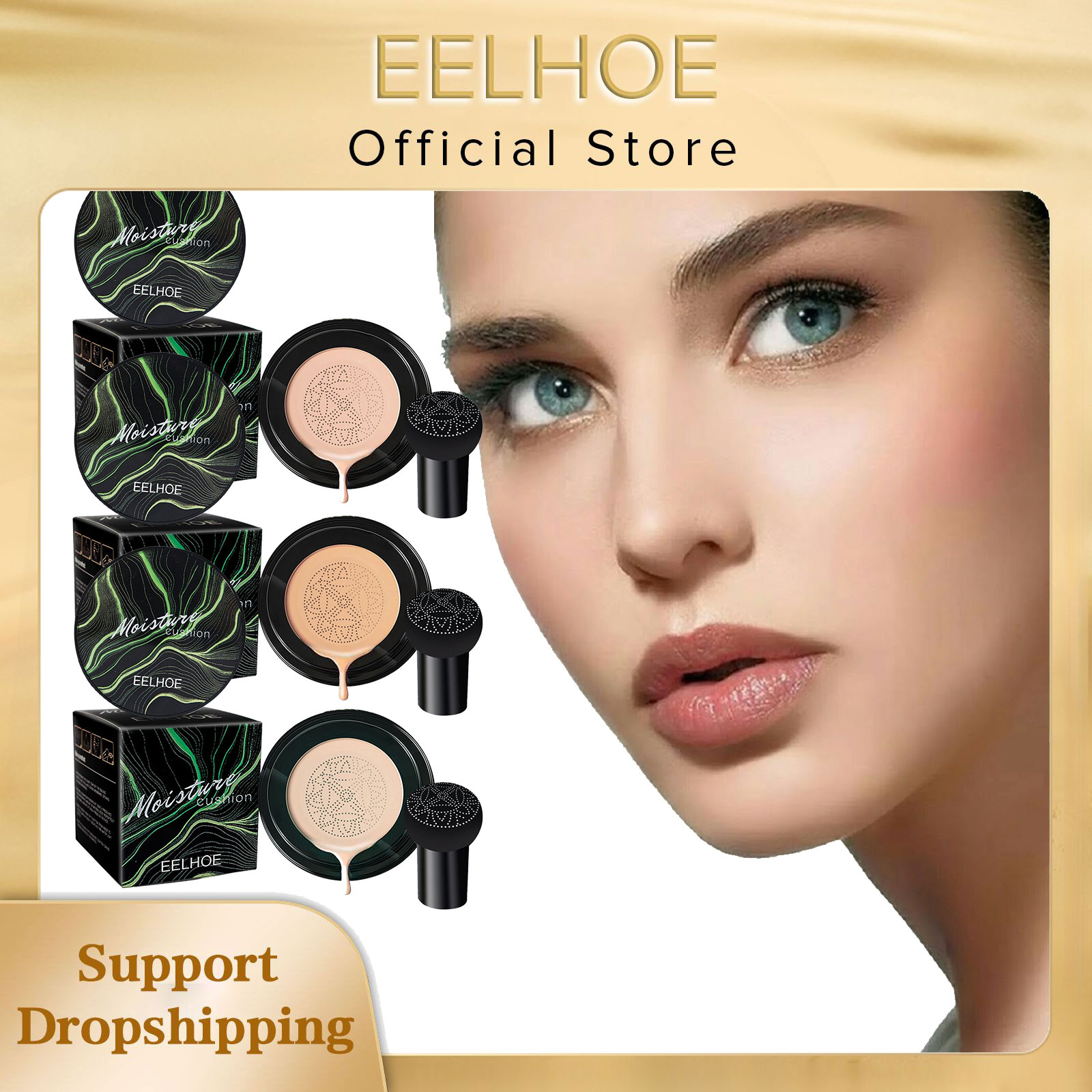Bb Cushion Korean - EELHOE หัวเห็ด Air Cushion BB ครีมกันน้ํา