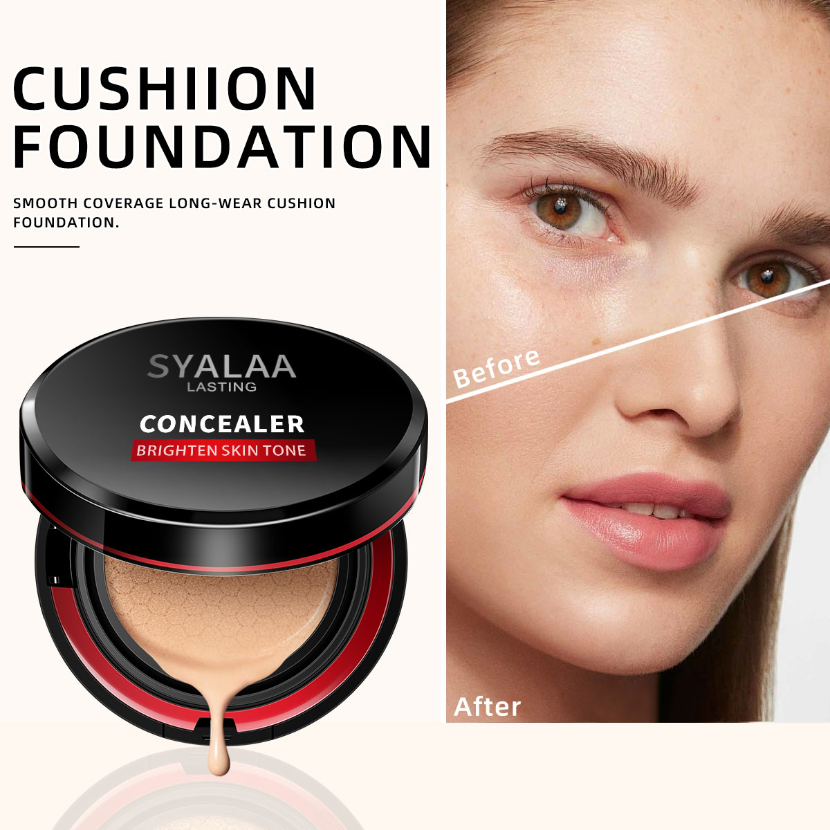 Bb Cushion Korean - บีบี คุชชั่น ฟาวเดชั่นสไตล์เกาหลี บิวตี้ สปอต คอนซีลเลอร์