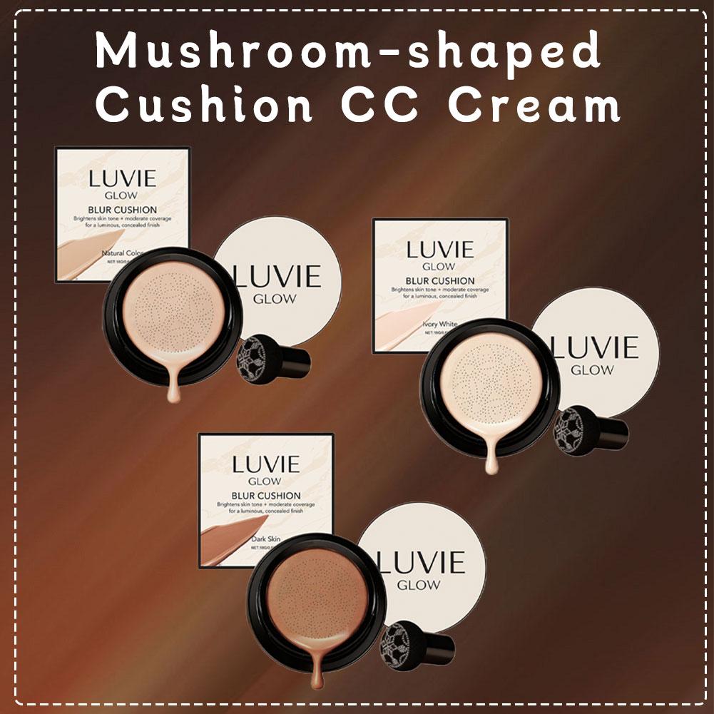 Bb Cushion Korean - LUVIE GLOW รองพื้นแบบคุชชั่น หัวเห็ด บีบี/ซีซี ครีม