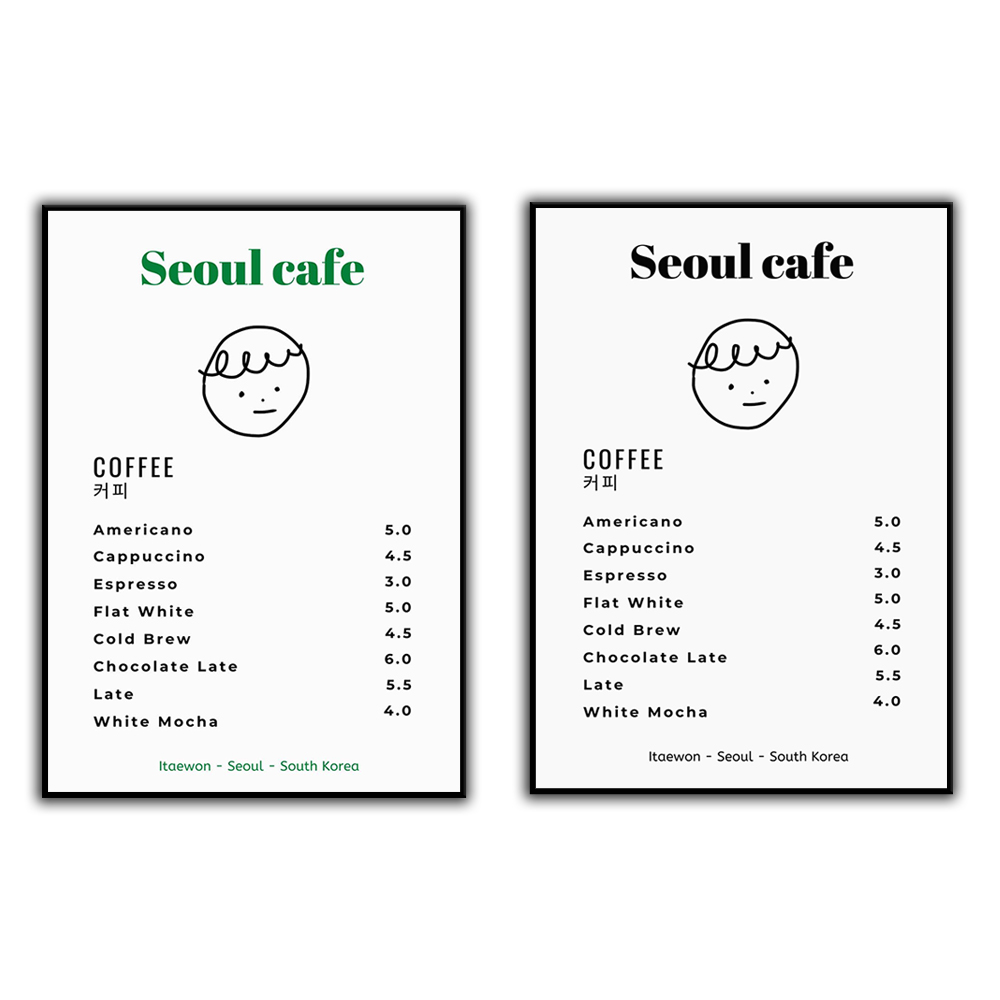 Korean Arts And Lifestyle - โซล Cafe พิมพ์ Wall Art พิมพ์