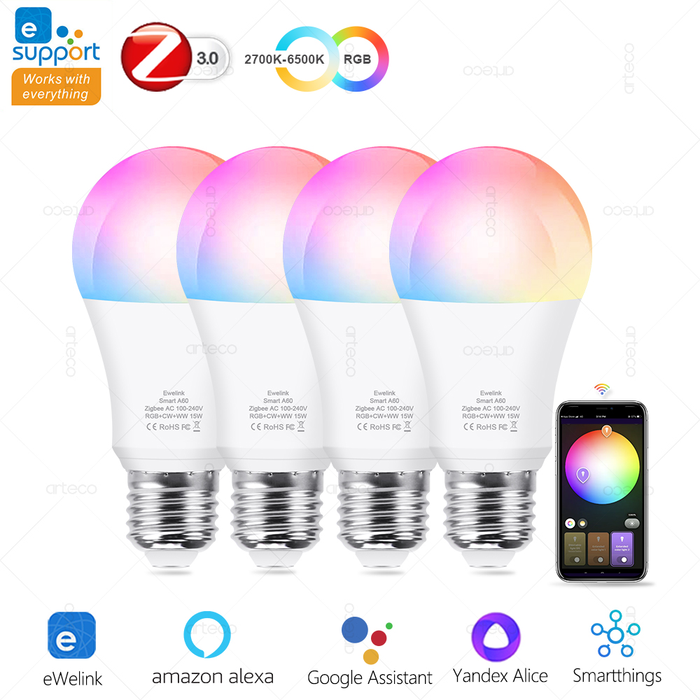 Philips Bulb Hue - 15W 18W E27 Zigbee สมาร์ทหลอดไฟ RGB