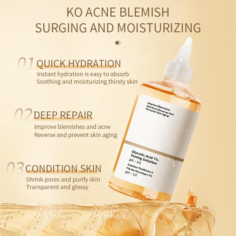 7% กรดไกลโคลิกสำหรับสิวกำจัดสิ - Essence Serum Toner บทวิจารณ์และราคา