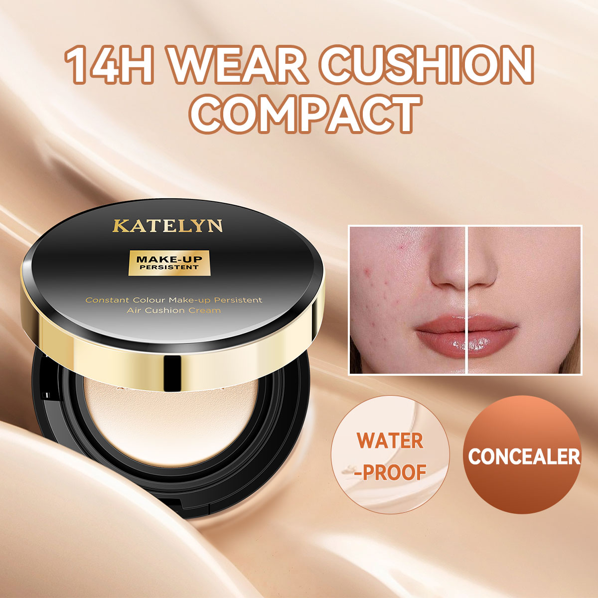 รองพื้นแบบน้ำ ให้ความชุ่มชื้นแ - Bb Cushion Korean บทวิจารณ์และราคา