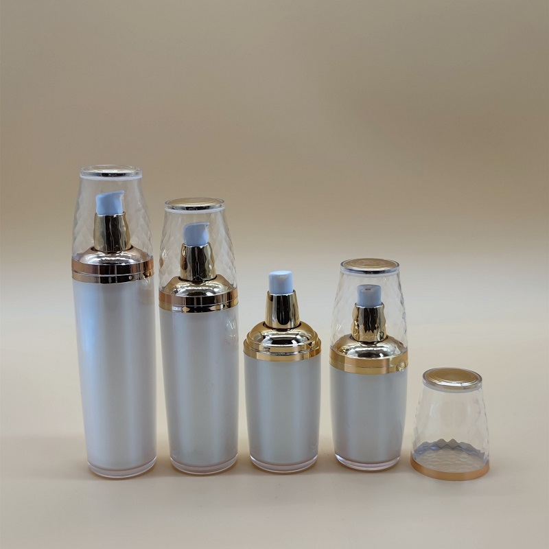 ขวดปั๊มอะคริลิคทรงกลมขนาด 120  - Essence Serum Toner บทวิจารณ์และราคา