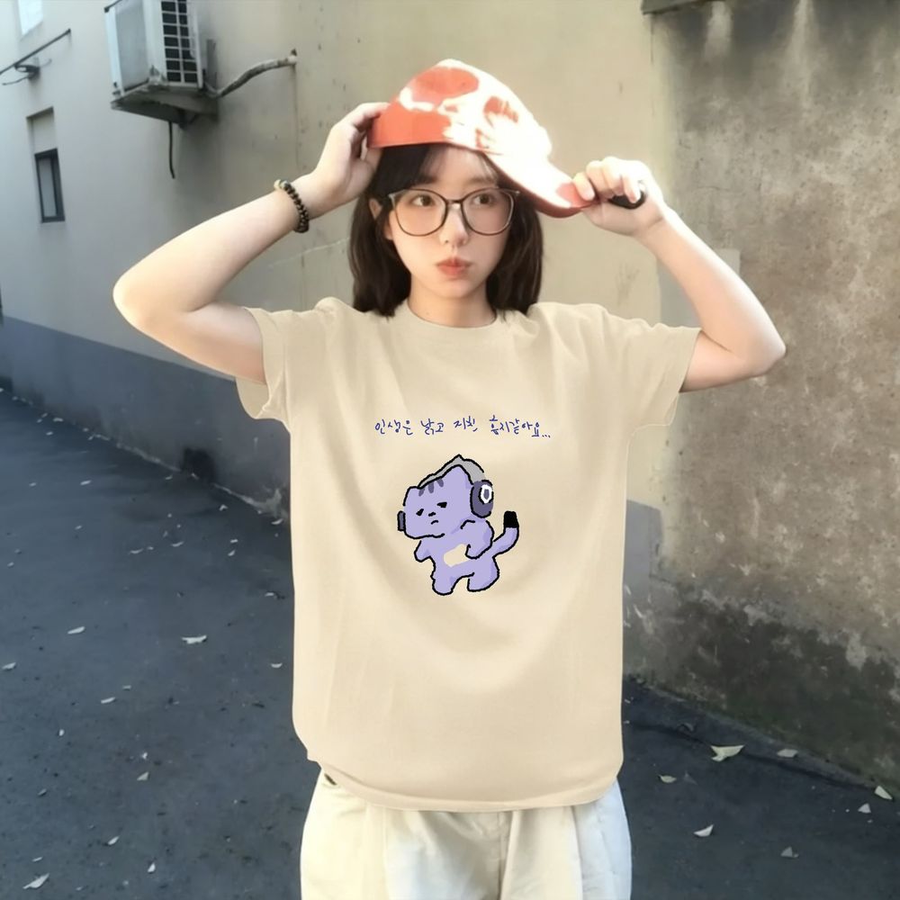 เสื้อยืดพิมพ์ลายข้อความน่ารัก  - Korean Lifestyle & Kids Boutique บทวิจารณ์และราคา